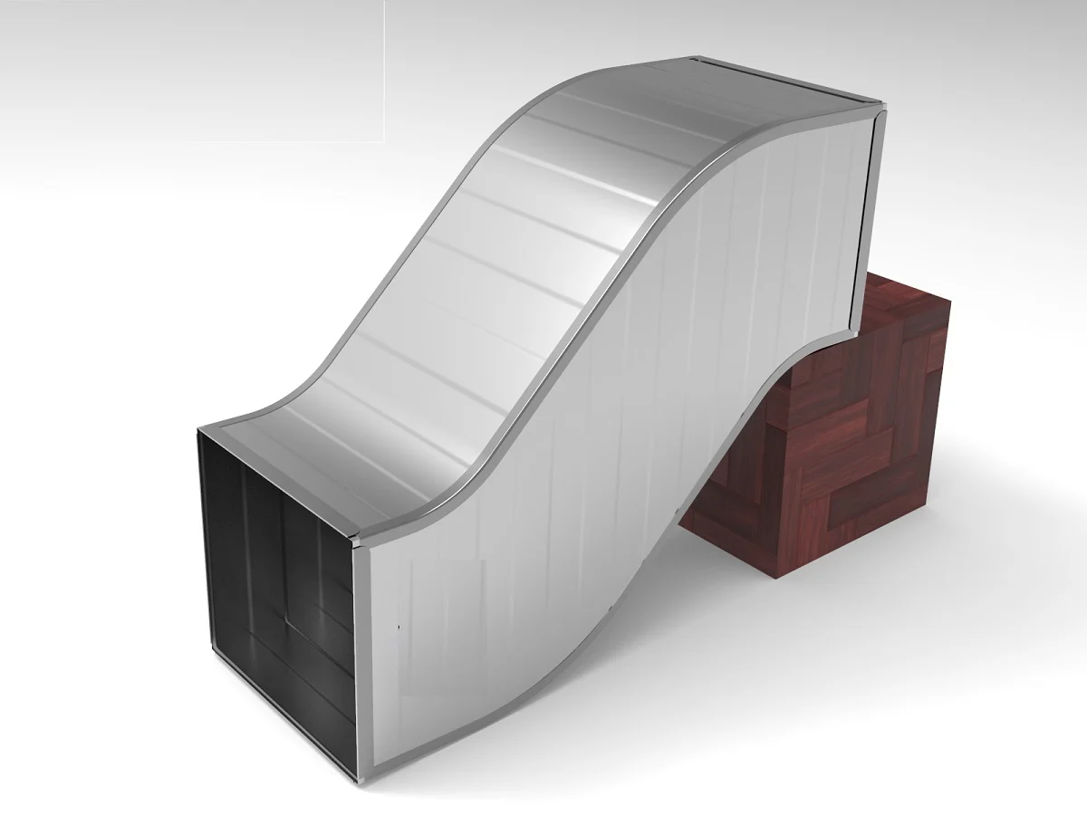 How much is the cost of ducting a galvanized surface water cooler?