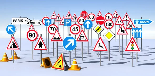 What points should be paid attention to in the design of traffic signs?