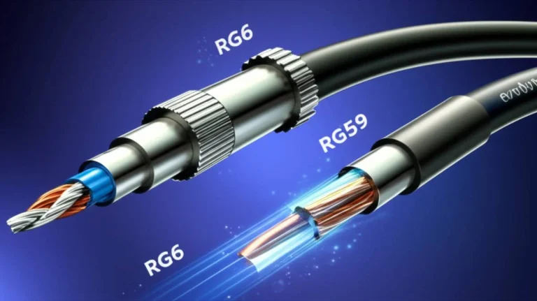 مقایسه کابل های کواکسیال RG6 و RG59: چرا RG6 انتخاب بهتری است؟